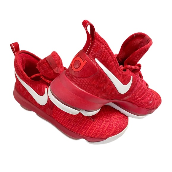 Nike KD basketball shoe SZ 7Y Red - Picture 1 of 8